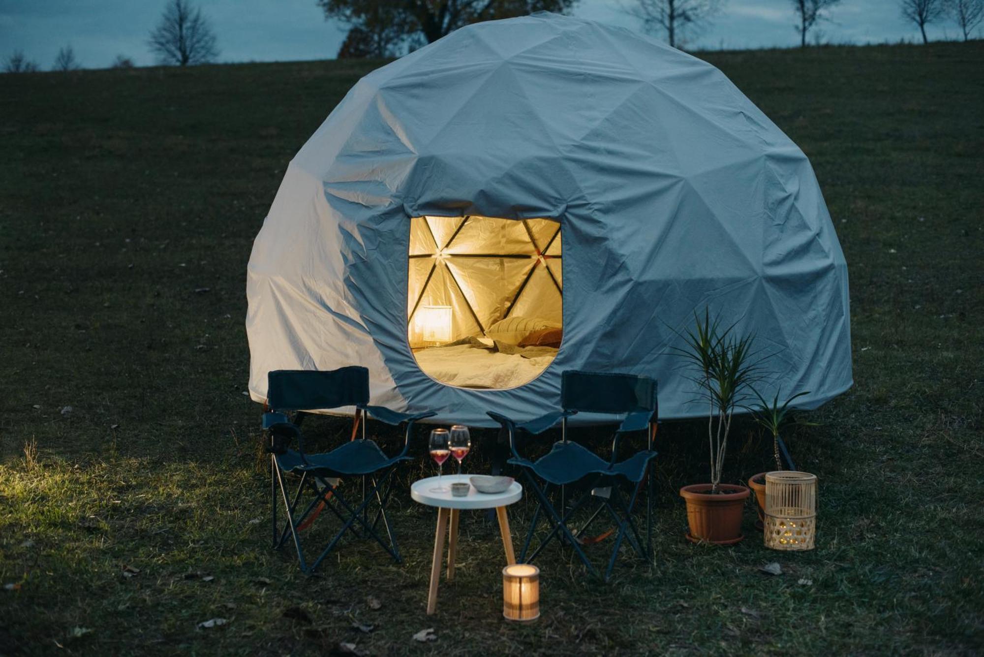 Glamping In Der Zeche Ewald Herten Herten  Exteriér fotografie