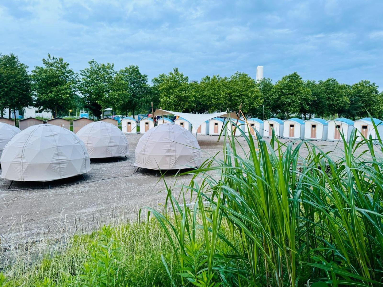 Glamping In Der Zeche Ewald Herten Herten  Exteriér fotografie
